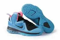 nike lebron 9 pas cher chaussure femmes nouveau cyan noir cyan